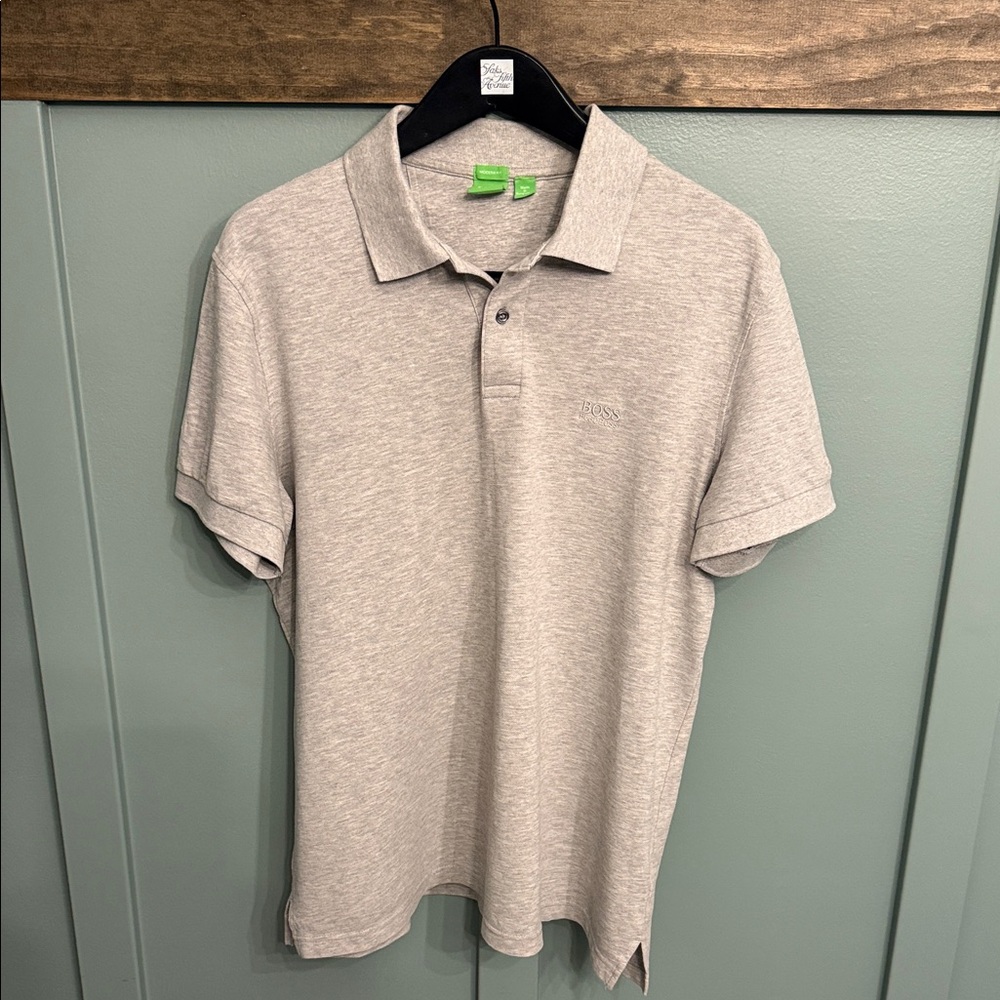 Hugo Boss Men's Gray Polo Shirt XL
